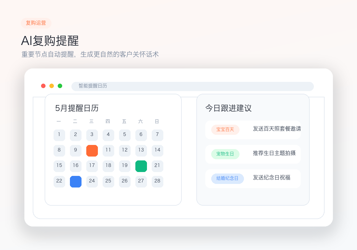 AI智能提醒